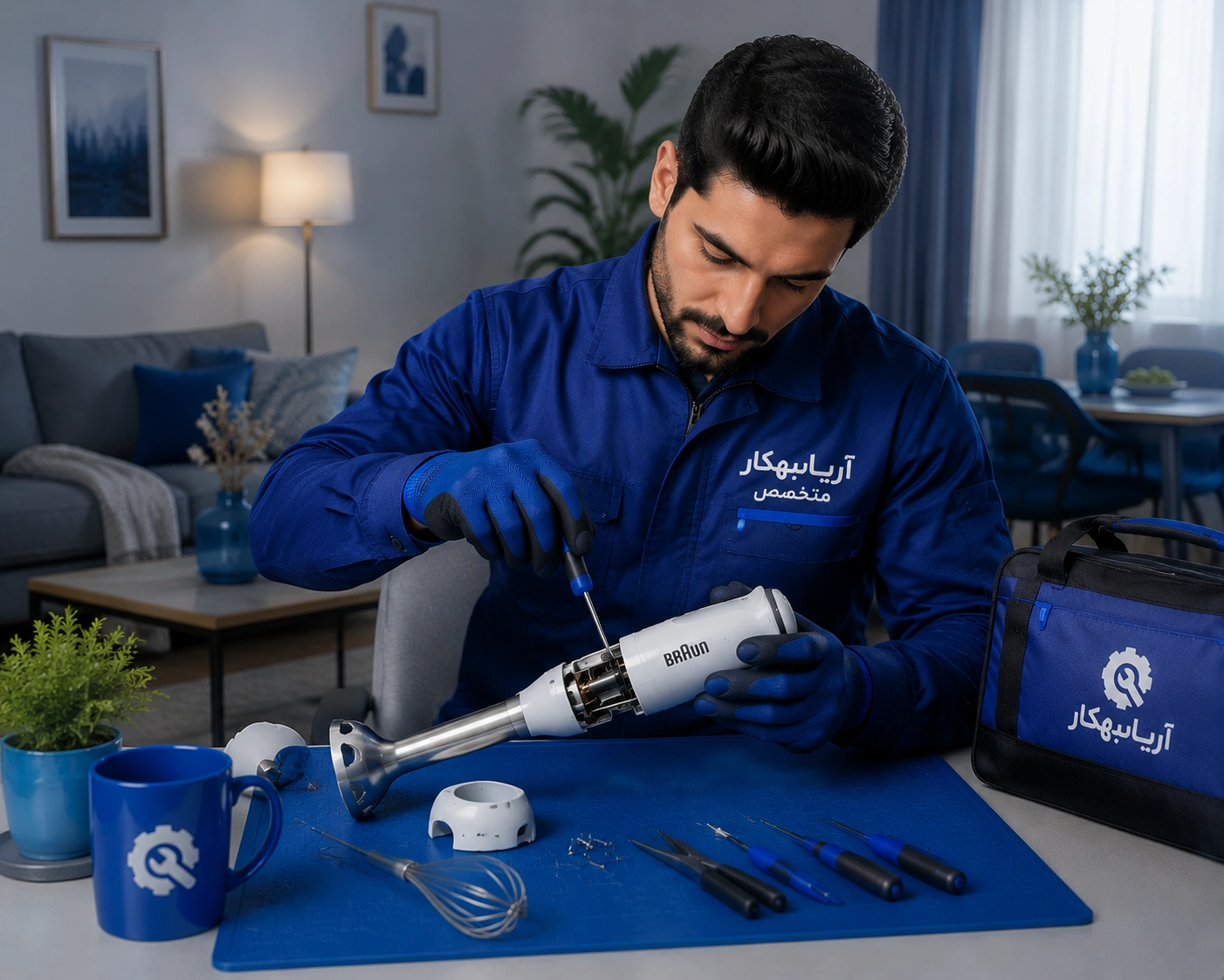 تعمیر گوشت‌کوب براون